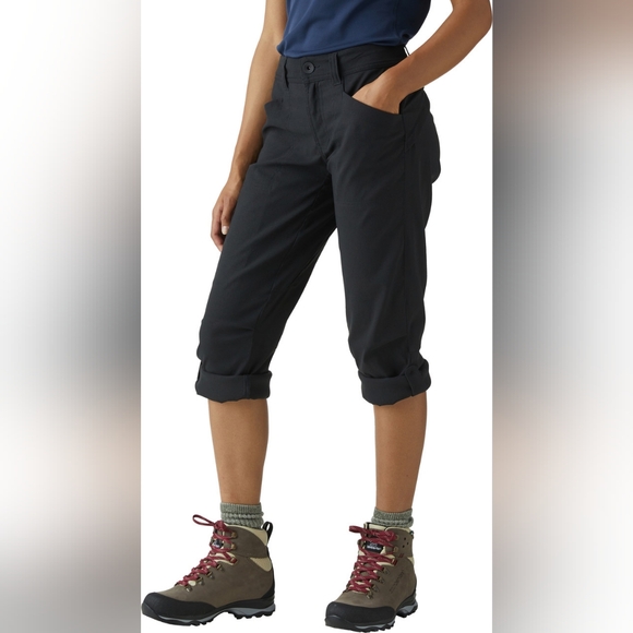 MEC Terrena Stretch Pants Hiking Black Size 4 Inseam 29.5" - Picture 4 of 14